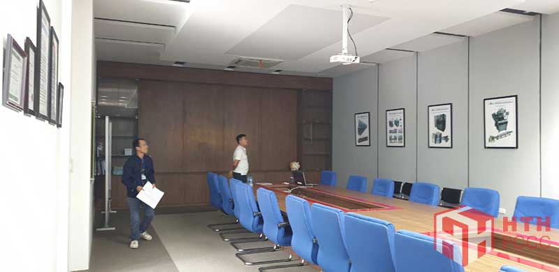 Hệ thống PCCC phòng hợp, phòng hội nghị đang được kiểm tra.