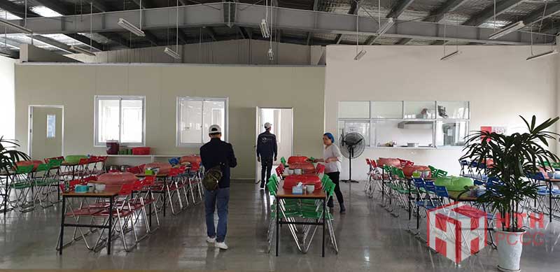 Nhà ăn là khu vực khá nhạy cảm với cháy nổ, PCCC khu vực này được chú trọng cao