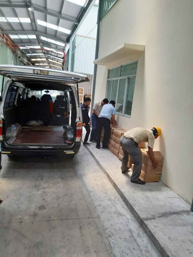 Kiểm kê hàng trước khi bàn giao